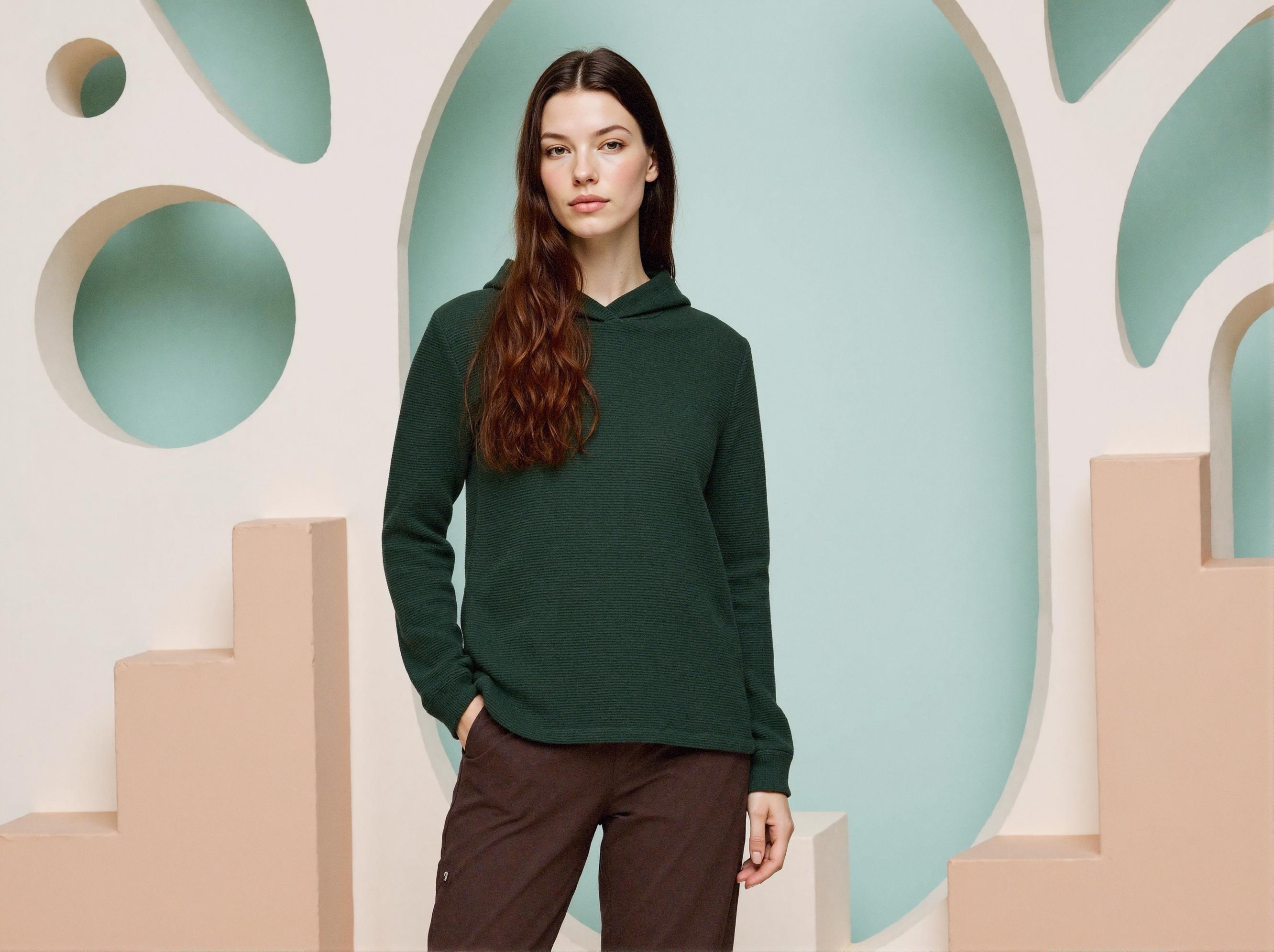 Atajo Long-Sleeve Waffle Hoodie thumbnail 2