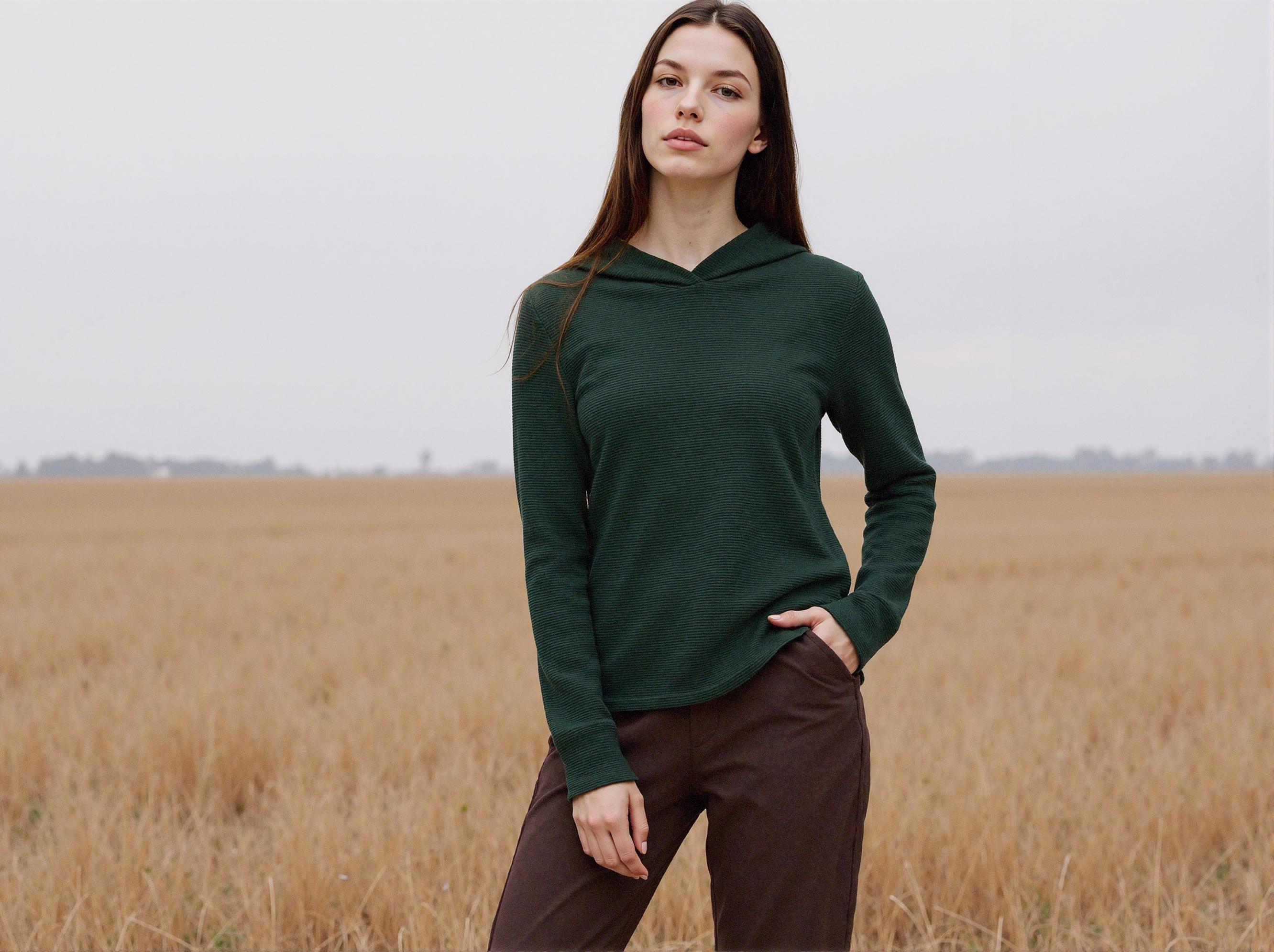 Atajo Long-Sleeve Waffle Hoodie thumbnail 5