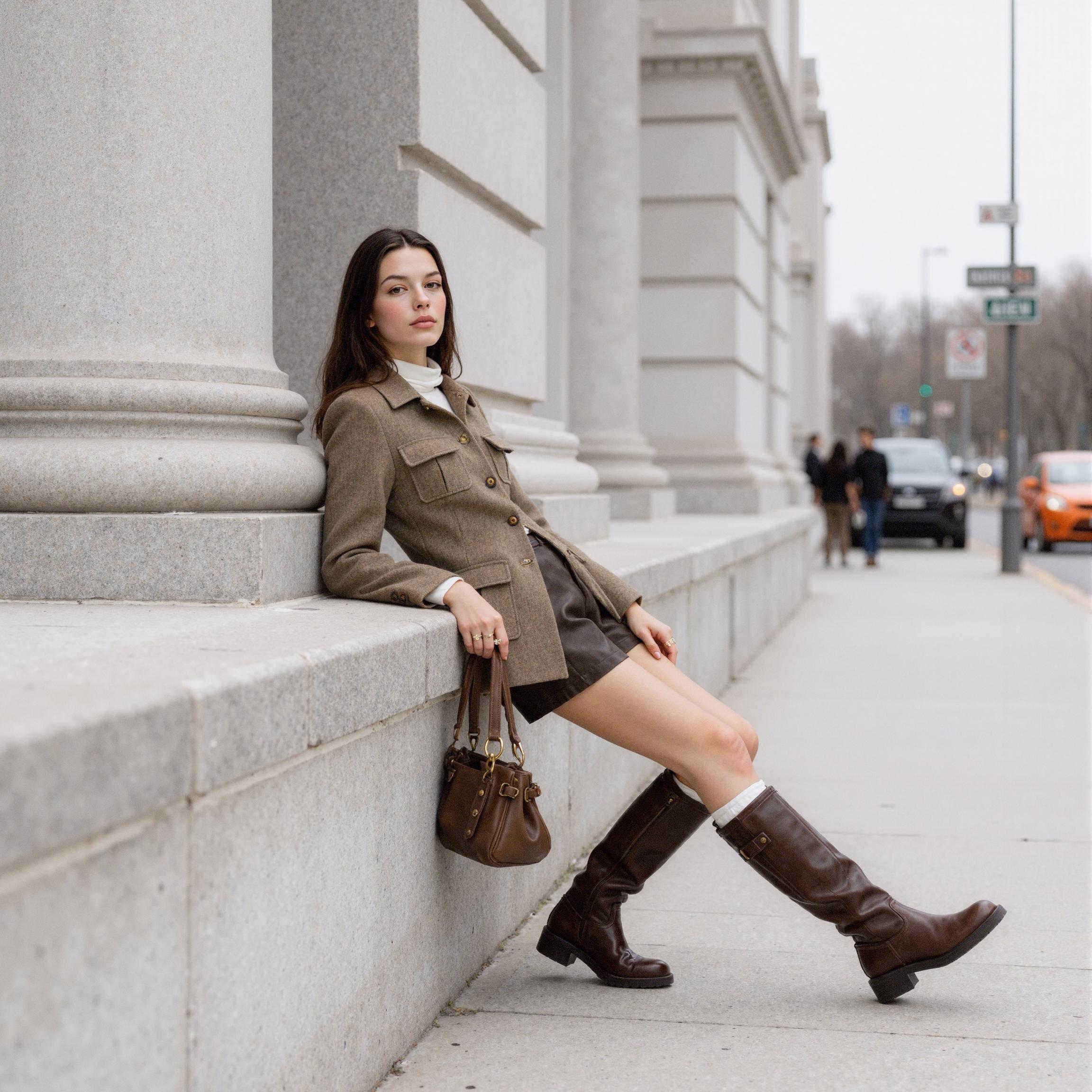 Wool-look Waist Jacket thumbnail 2