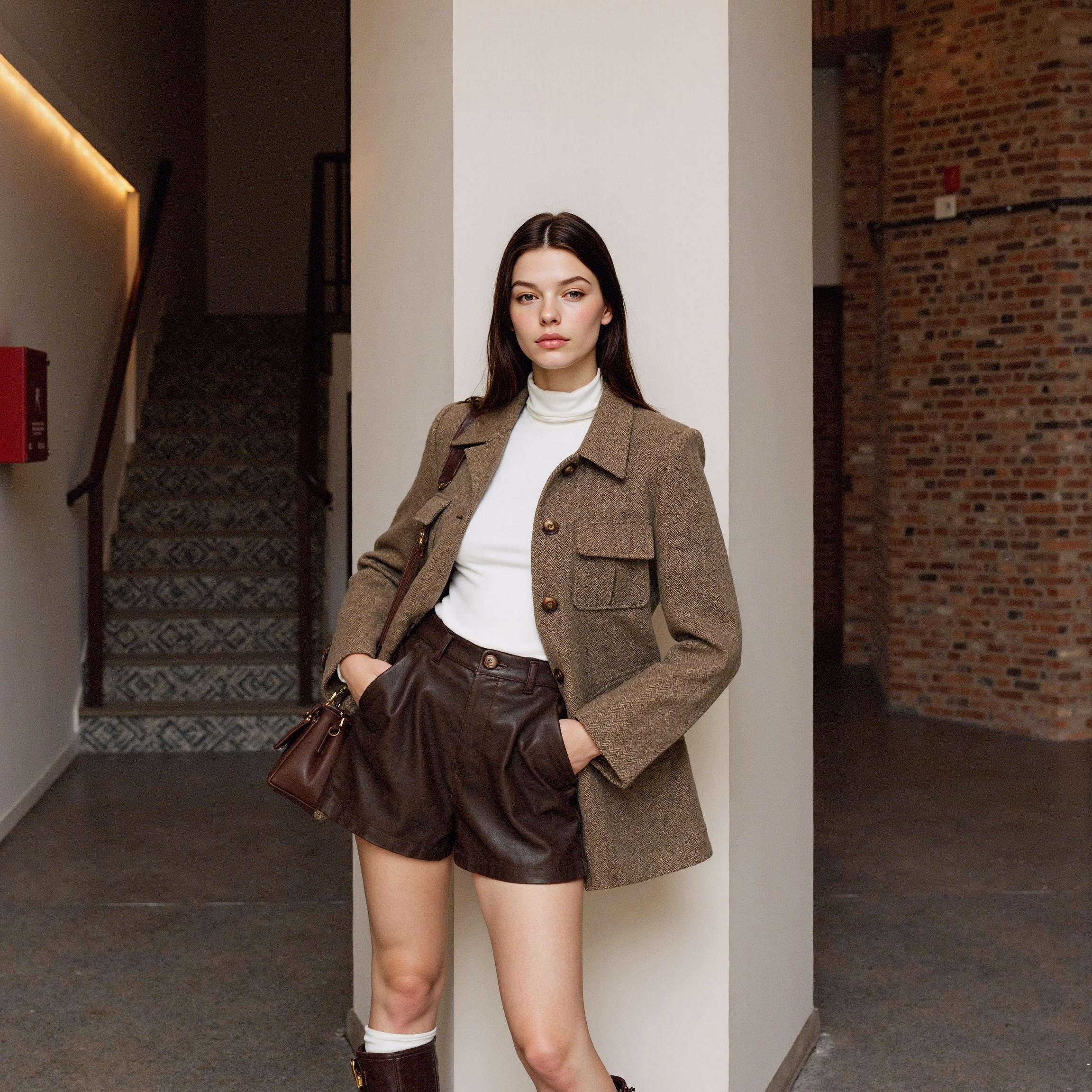 Wool-look Waist Jacket thumbnail 4